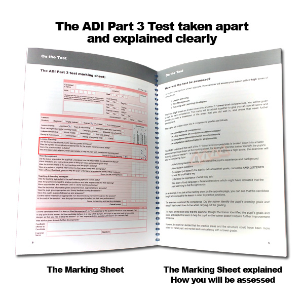 Essential Guide to the ADI Part 3 Test - Marking Sheet