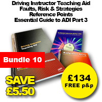 Driving Instructor Teaching Aid, Faults, Risk & Strategies, Reference Points, Essential Guide to ADI Part 3